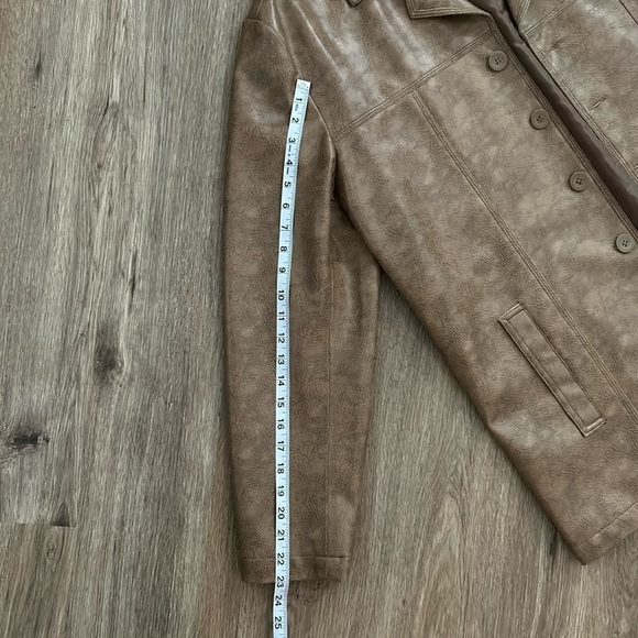 BKE Leather Coat - Picture 5 of 9